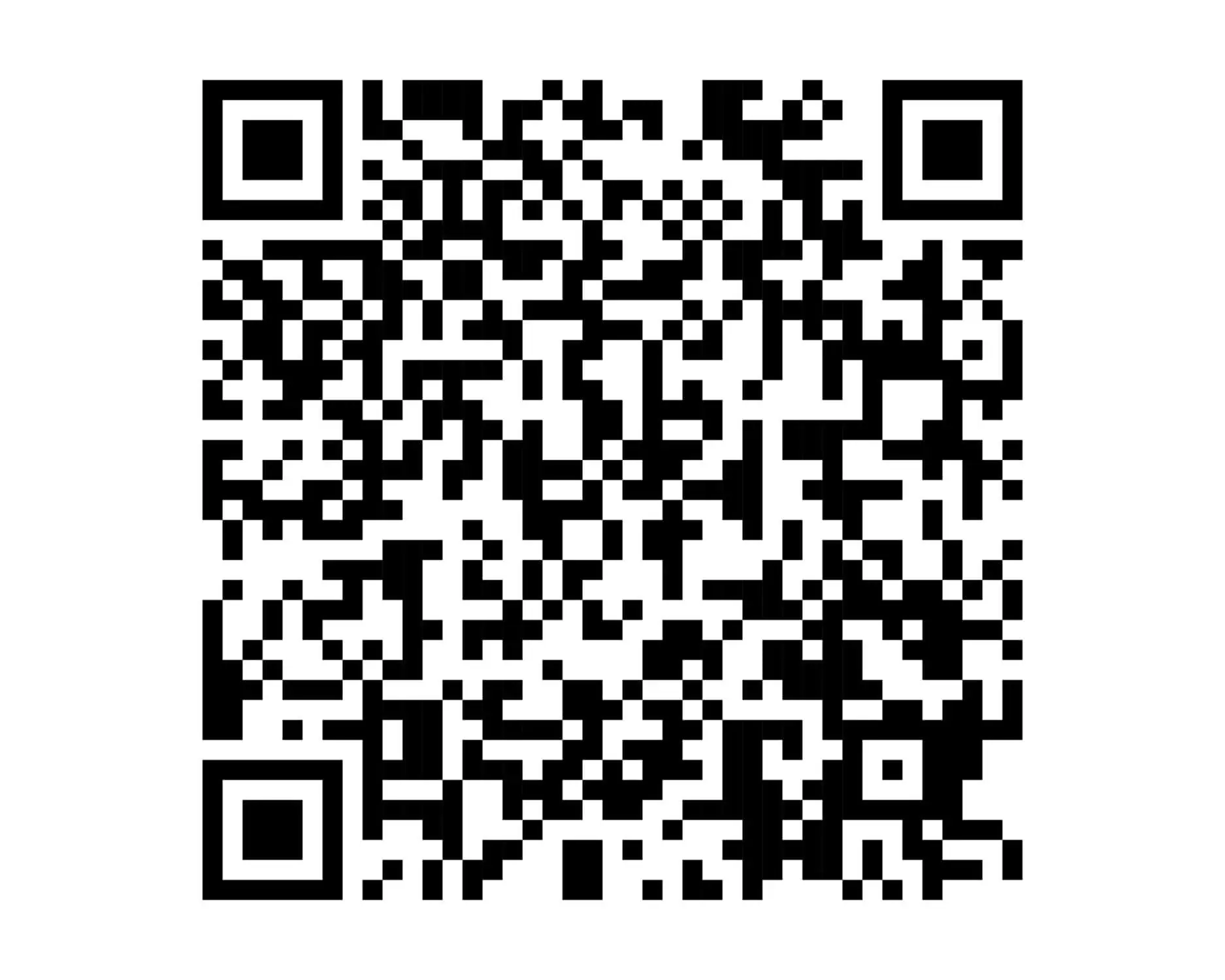 A QR code taking people to publicdocs to show the schedule