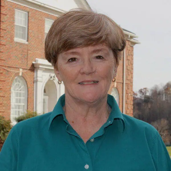 Headshot of Ferrum College professor Lana Whited standing outside on campus.
